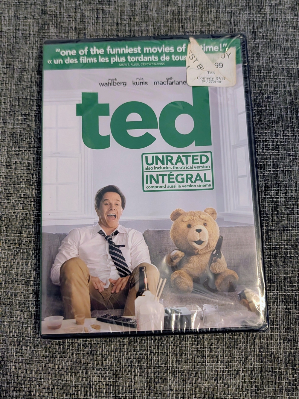 Ted Unrated DVD Movie